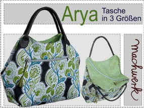 Arya - Tasche mit diagonalem Reißverschluss