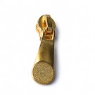Schieber mit edlem Kreisanhänger, goldfarben Schieber mit edlem Kreisanhänger, goldfarben