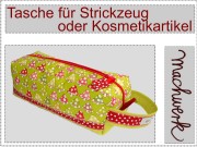 Tasche für Strickzeug oder Kosmetik