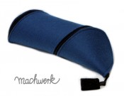 Spiralmäppchen aus Wollfilz- marineblau Spiralmäppchen aus Wollfilz- marineblau