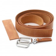 3 cm breiter Lederriemen, cognac, Set für die Tasche Nepal 3 cm breiter Lederriemen, cognac, Set für die Tasche Nepal