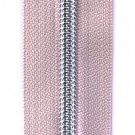 Reißverschluss metallisiert puder (helles rosa)