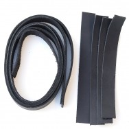 2 cm breite Lederriemen schwarz, Set für die Tasche Nepal 2 cm breite Lederriemen schwarz, Set für die Tasche Nepal